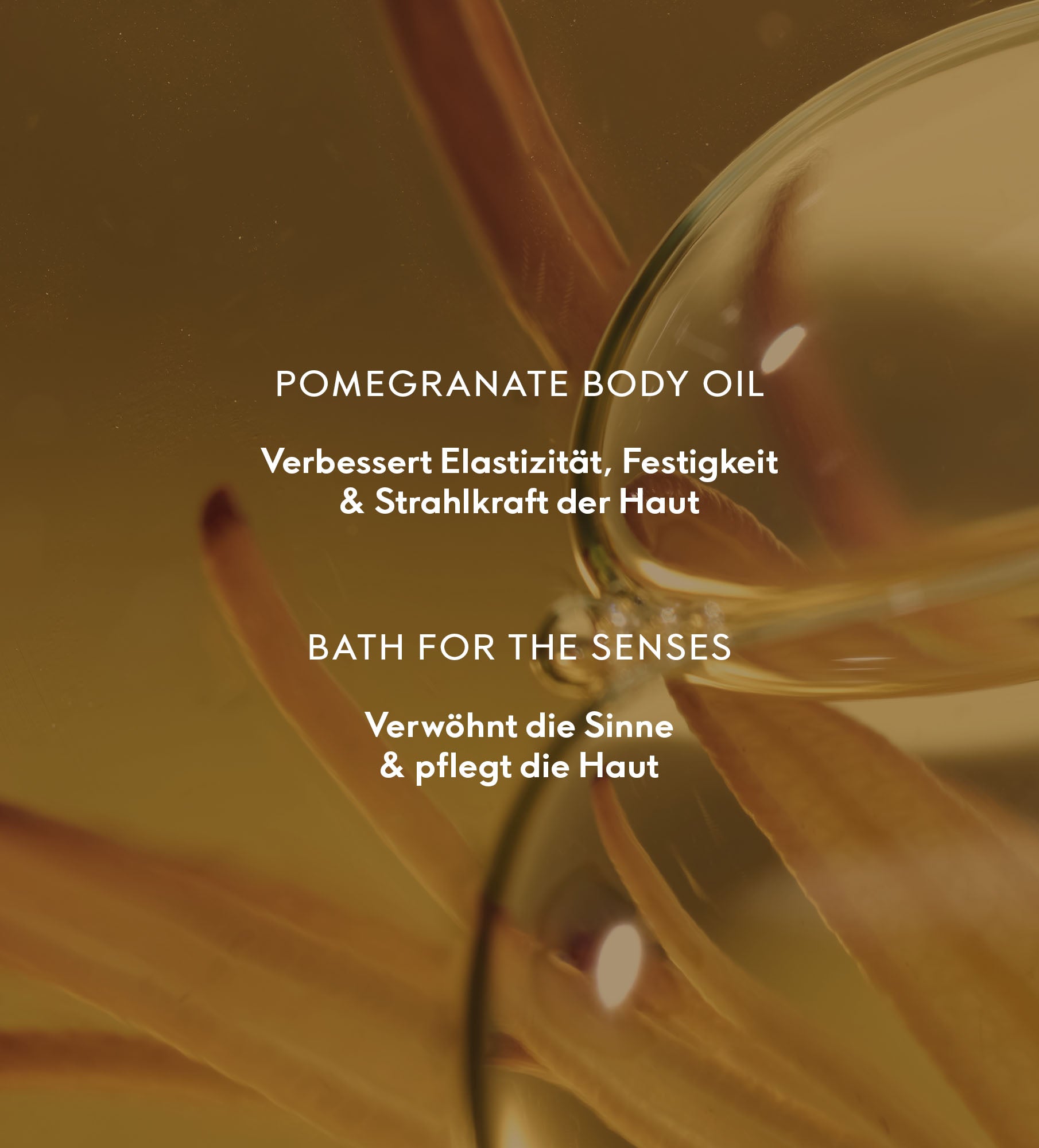 Bath for the Senses & Pomegranate Body Oil